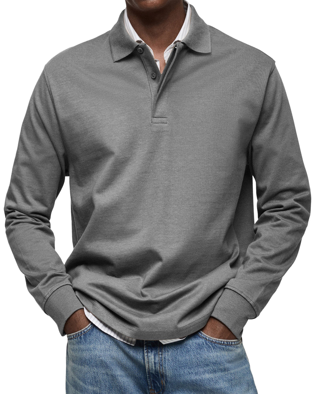 Steven | Polo elegante manga larga