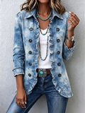 Selvaggia | Elegante chaqueta con volantes femeninos