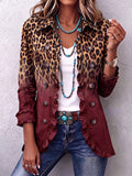 Rosetta | Chaqueta de estampado animal con elegantes volantes